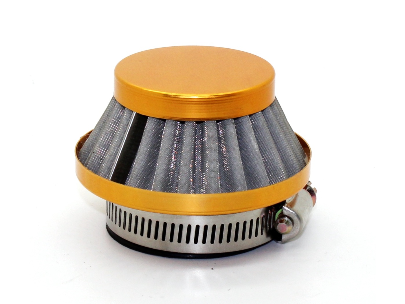 Luftfilter kurz, gold, 44mm Anschlussweite, Pocket Bike