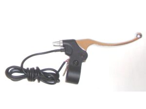 Alu Bremsgriff 13cm  rechts mit Bremskontakt, zu E-Trotti