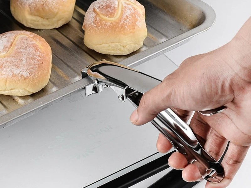 Grillrostzange -/ Halter - Grill Gripper - Ofenzange – Bild 3