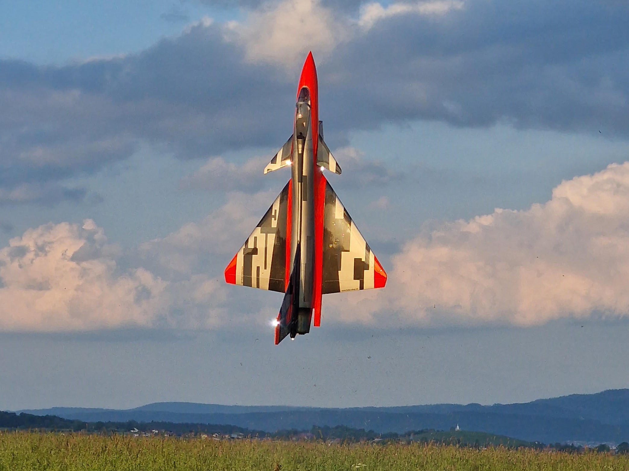 Chengdu J-10-B - 3D-Turbinen Jet, Spw 1677mm, ARF-Set mit EZFW, Pilot-RC