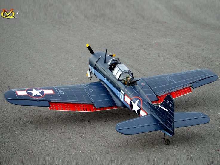 Douglas SBD Dauntless, Spw 1540mm, ARF-Set von VQ-Models – Bild 4
