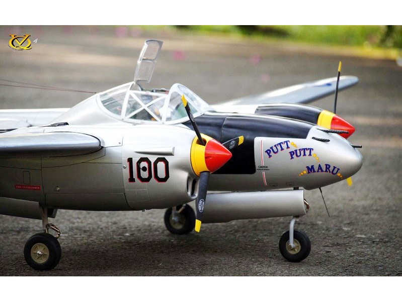 P-38 Lightning, Spw 2100mm, ARF-Set von VQ-Models – Bild 3