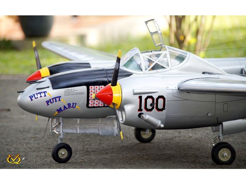 P-38 Lightning, Spw 2100mm, ARF-Set von VQ-Models – Bild 4