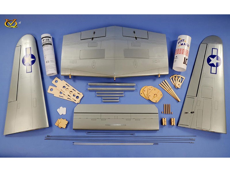 P-38 Lightning, Spw 2100mm, ARF-Set von VQ-Models – Bild 6