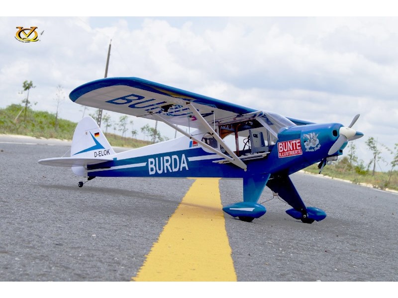 Piper Super Cub Burda Staffel, Spw 1620mm, ARF-Set von VQ-Models - VQA082 – Bild 2