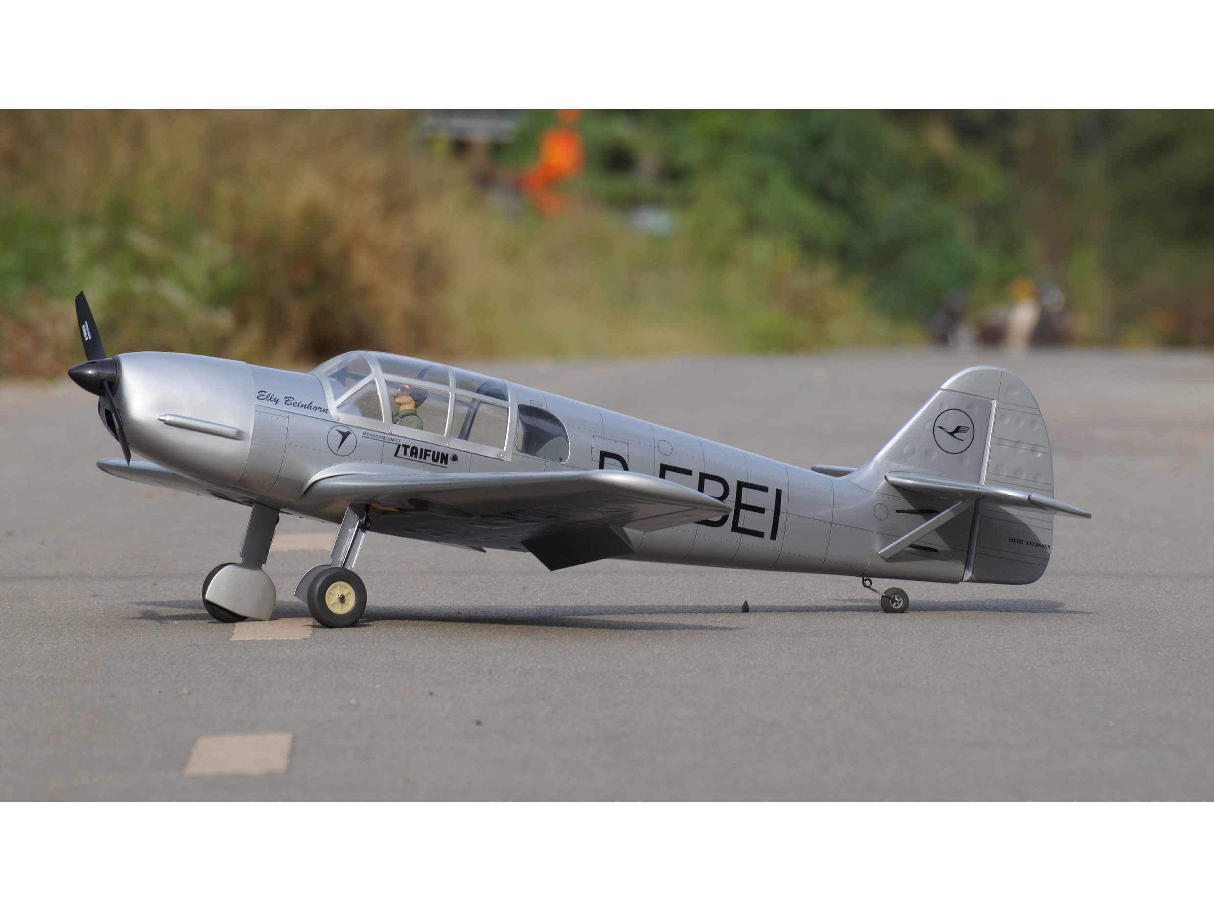 Messerschmitt BF-108 Taifun V2, Spw 1625mm, ARF-Set, VQ-Models - VQA053 – Bild 3