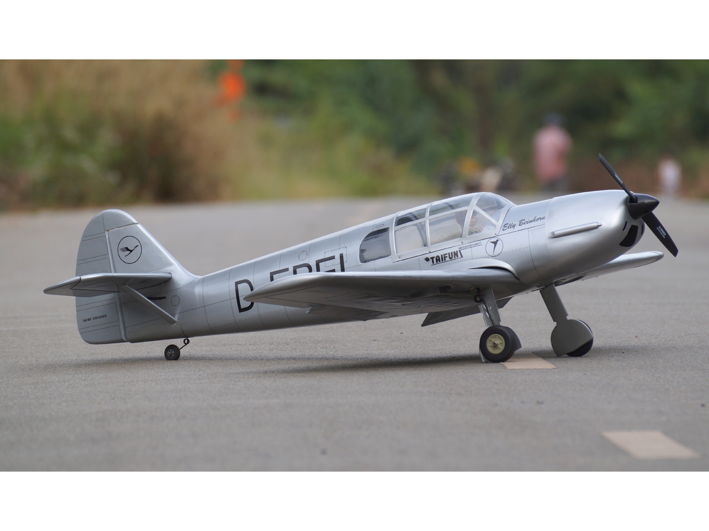 Messerschmitt BF-108 Taifun V2, Spw 1625mm, ARF-Set, VQ-Models - VQA053 – Bild 4