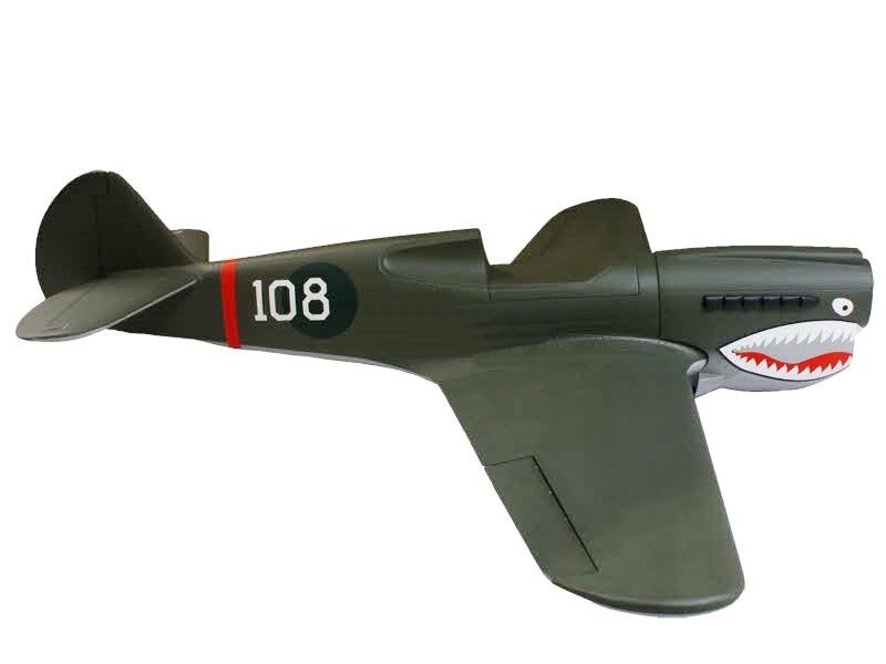 Curtiss P-40 Warhawk, 35-60ccm, Spw 2280mm, ARF-Set, CYModel – Bild 3
