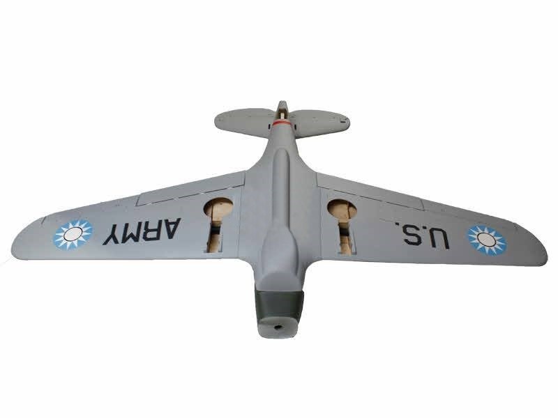 Curtiss P-40 Warhawk, 35-60ccm, Spw 2280mm, ARF-Set, CYModel – Bild 4