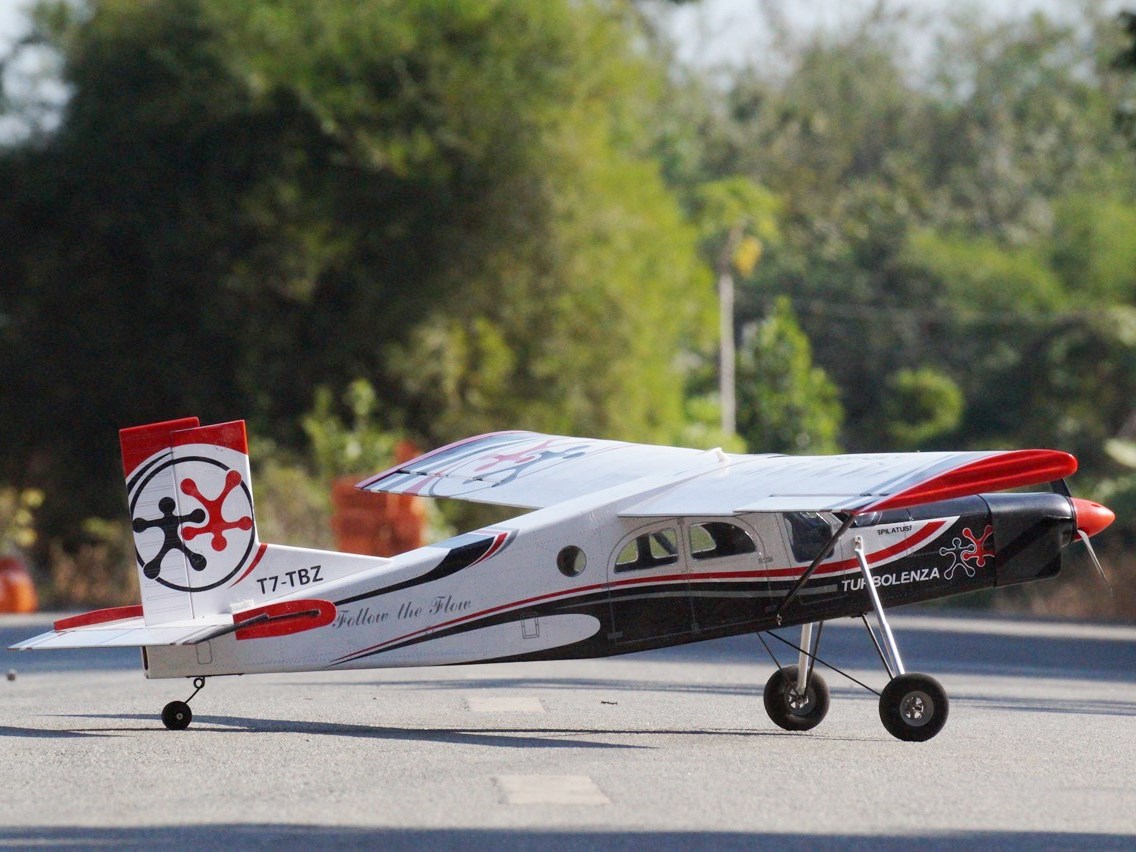 Pilatus Porter PC-6 - Turbo Lenza, Spw 1580mm, ARF-Set von VQ-Models – Bild 2