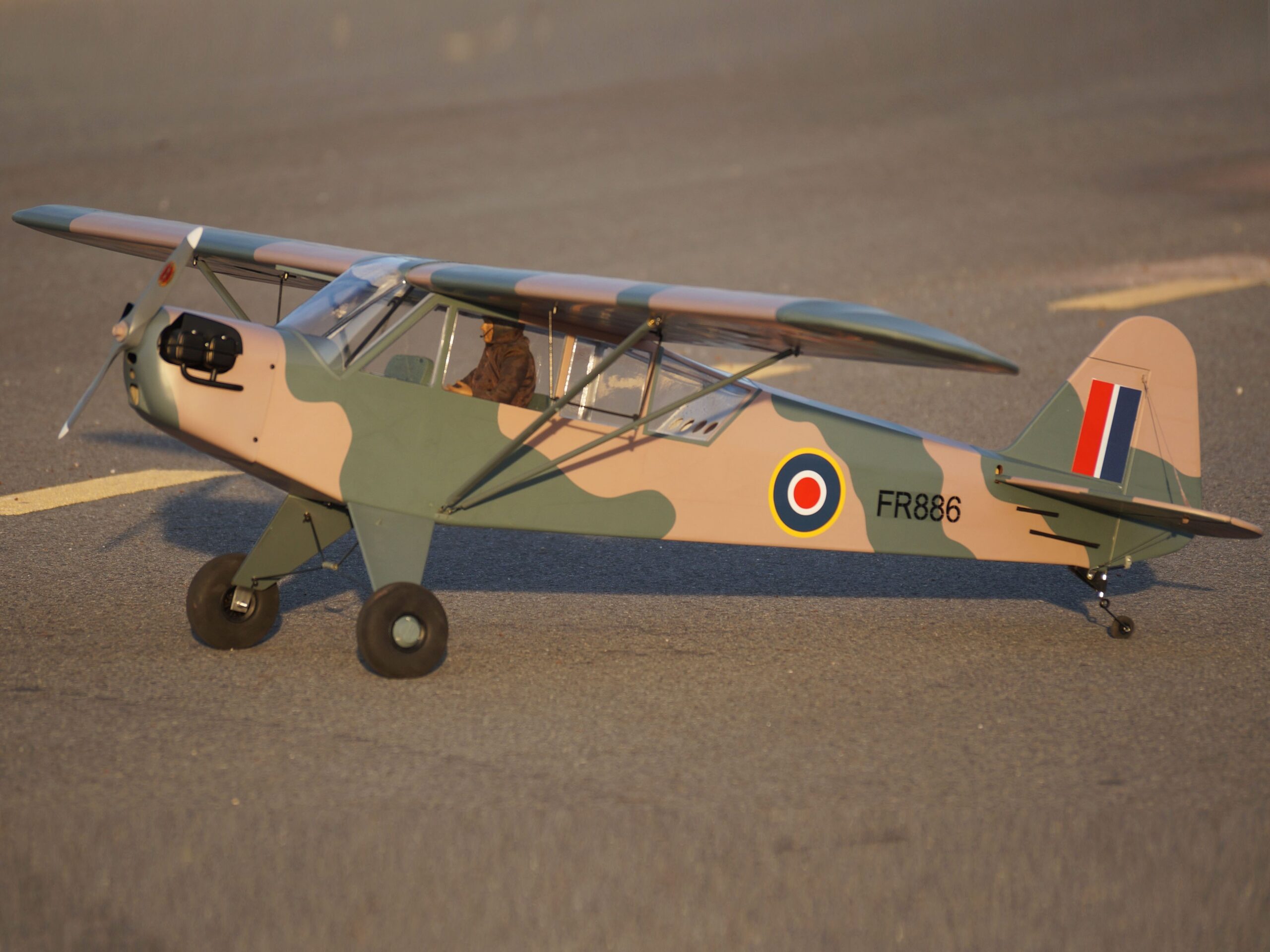Kabinenhaube zu Navy Cub Piper L-4, Spw 2400mm, VQ-Models - VQA159