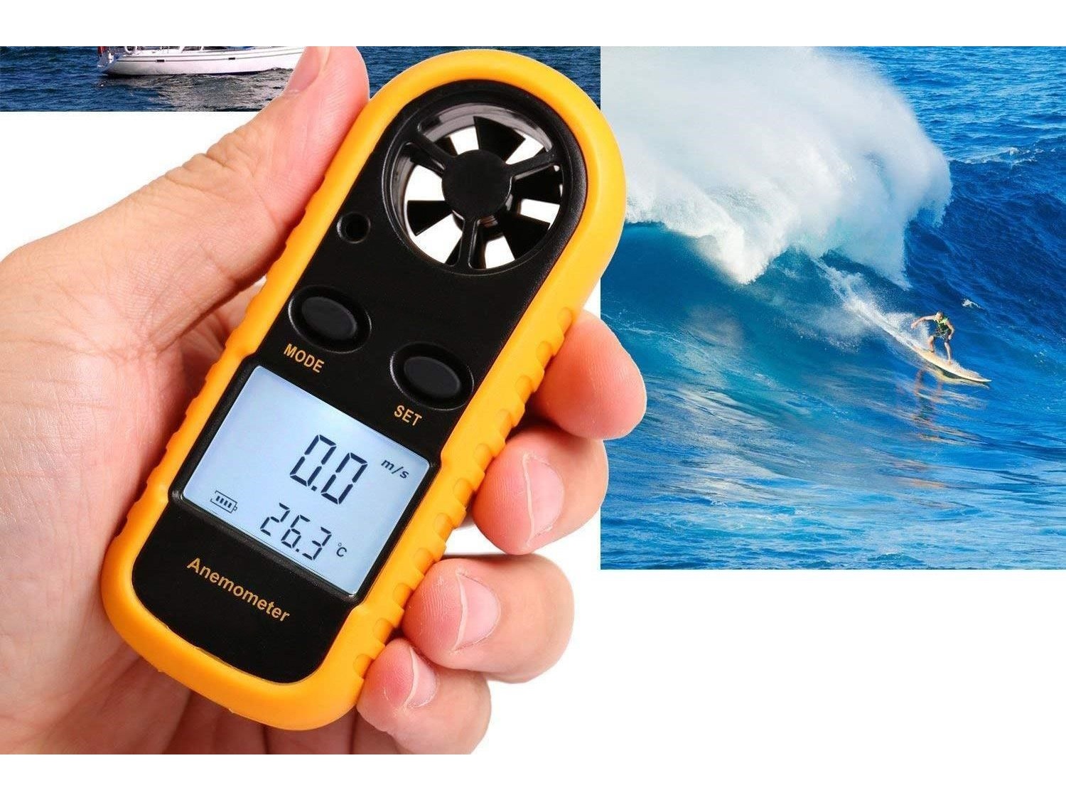 RC Windmesser / Windmessgerät, RC Anemometer – Bild 3