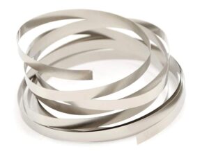 Nickellötband - Nickelband - Nickelstahl - 0.1mm x 5mm - 10 Meter