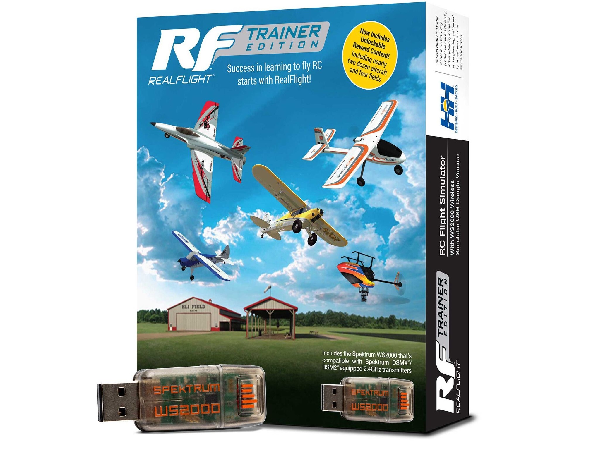 RealFlight Trainer Edition RC Flight Simulator mit Spektrum Dongle Wireless