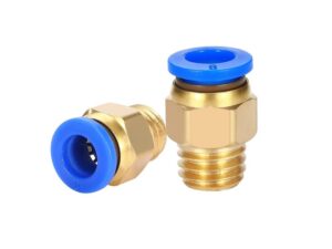 Steckverschraubung, Steckverbindung 6mm - Gewinde M5 (wie System Festo)