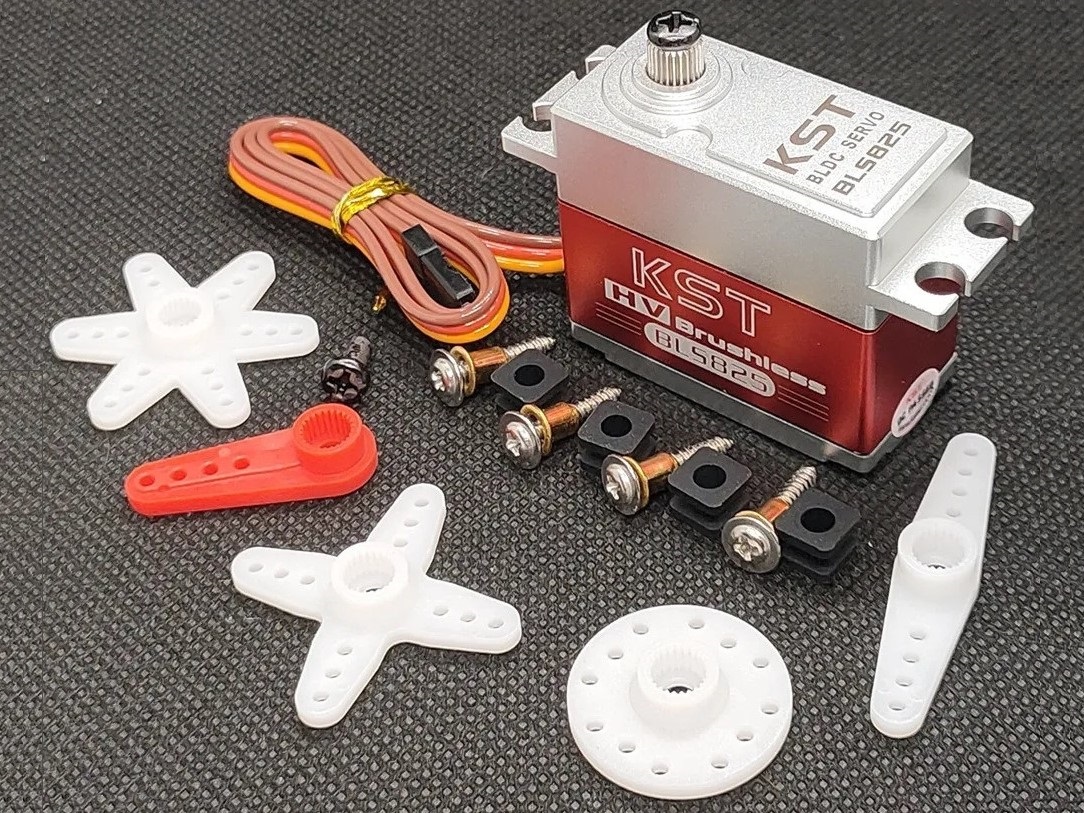 KST Servo BLS825 V8.0 Brushless Servo - HV MG - Softstart 20mm 35kg/cm – Bild 5