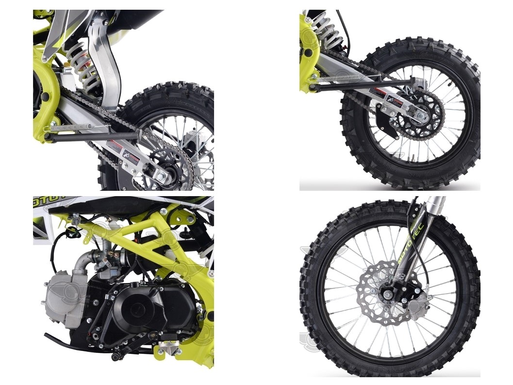 Pit Bike - Motocross Bike - Dirt Bike K3 Pro - 125ccm 4-Takt-Motor – Bild 2