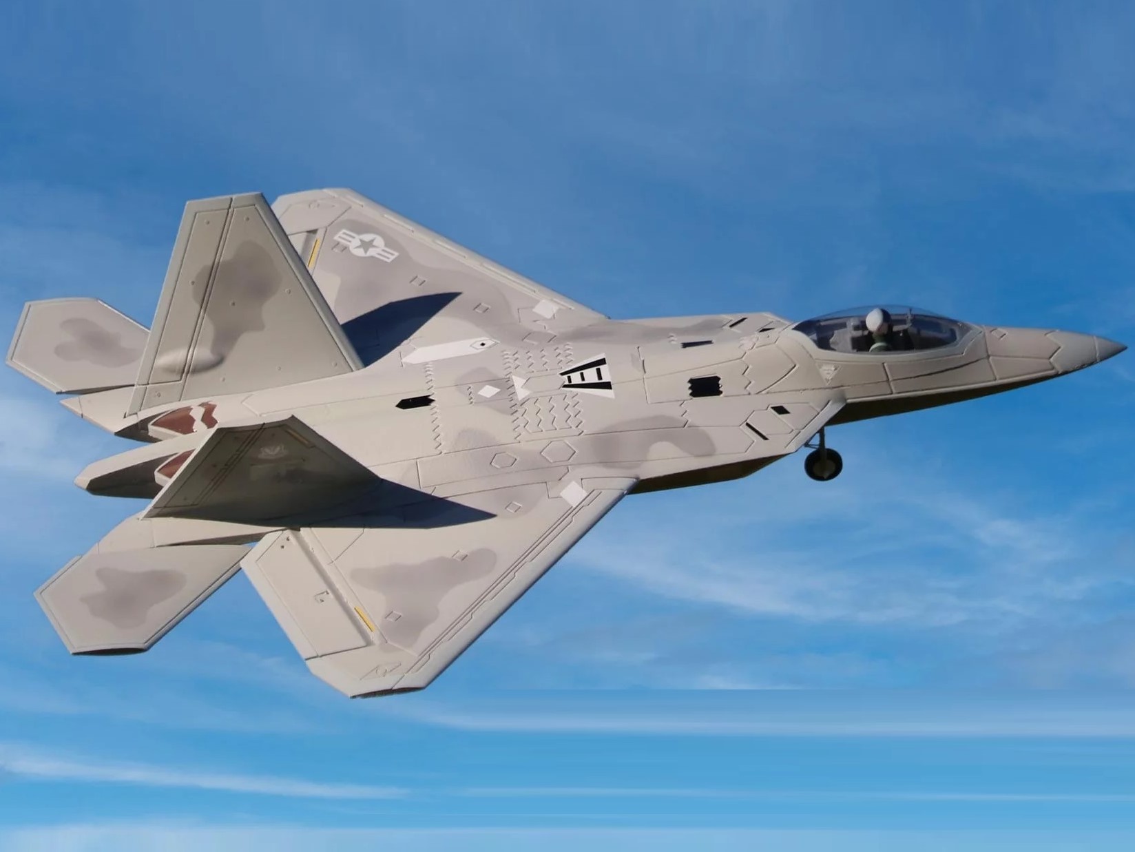 F-22 Raptor High Performance V2, 64mm EDF Jet, Spw 690mm, 4S PNP-Set, Freewing