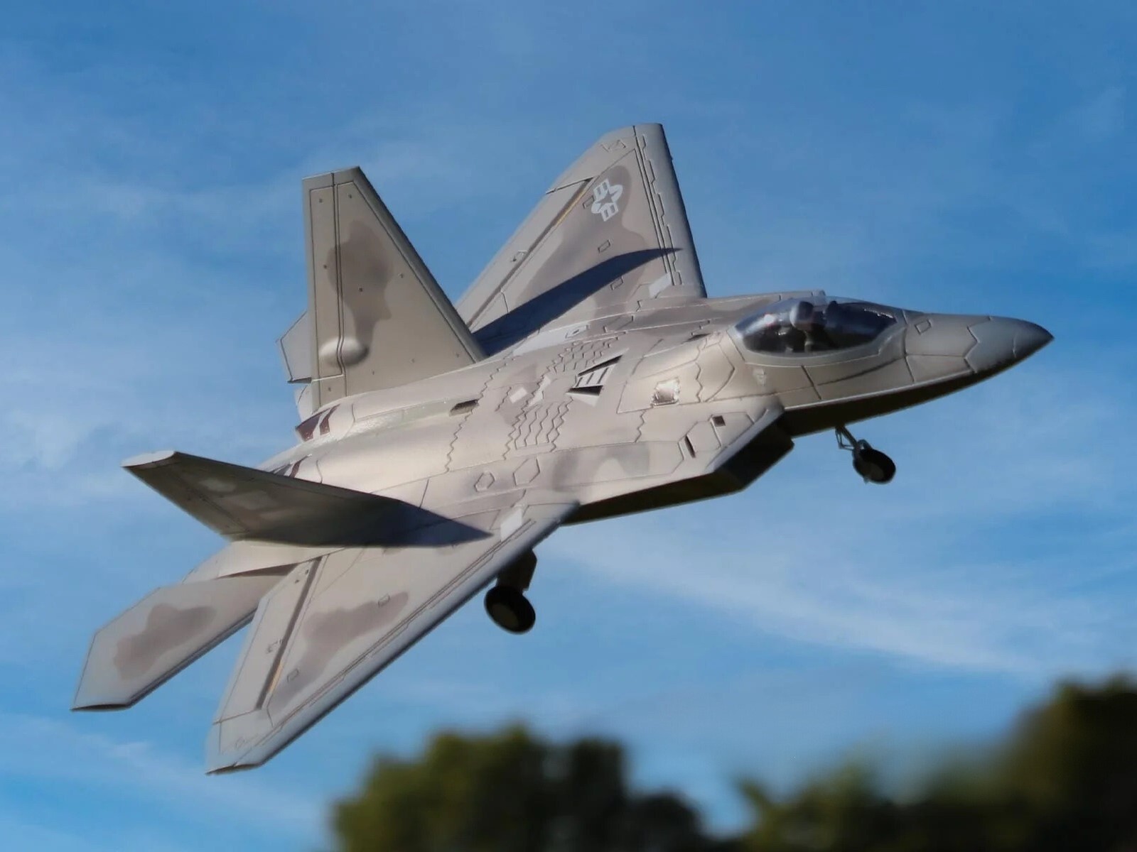 F-22 Raptor High Performance V2, 64mm EDF Jet, Spw 690mm, 4S PNP-Set, Freewing – Bild 2