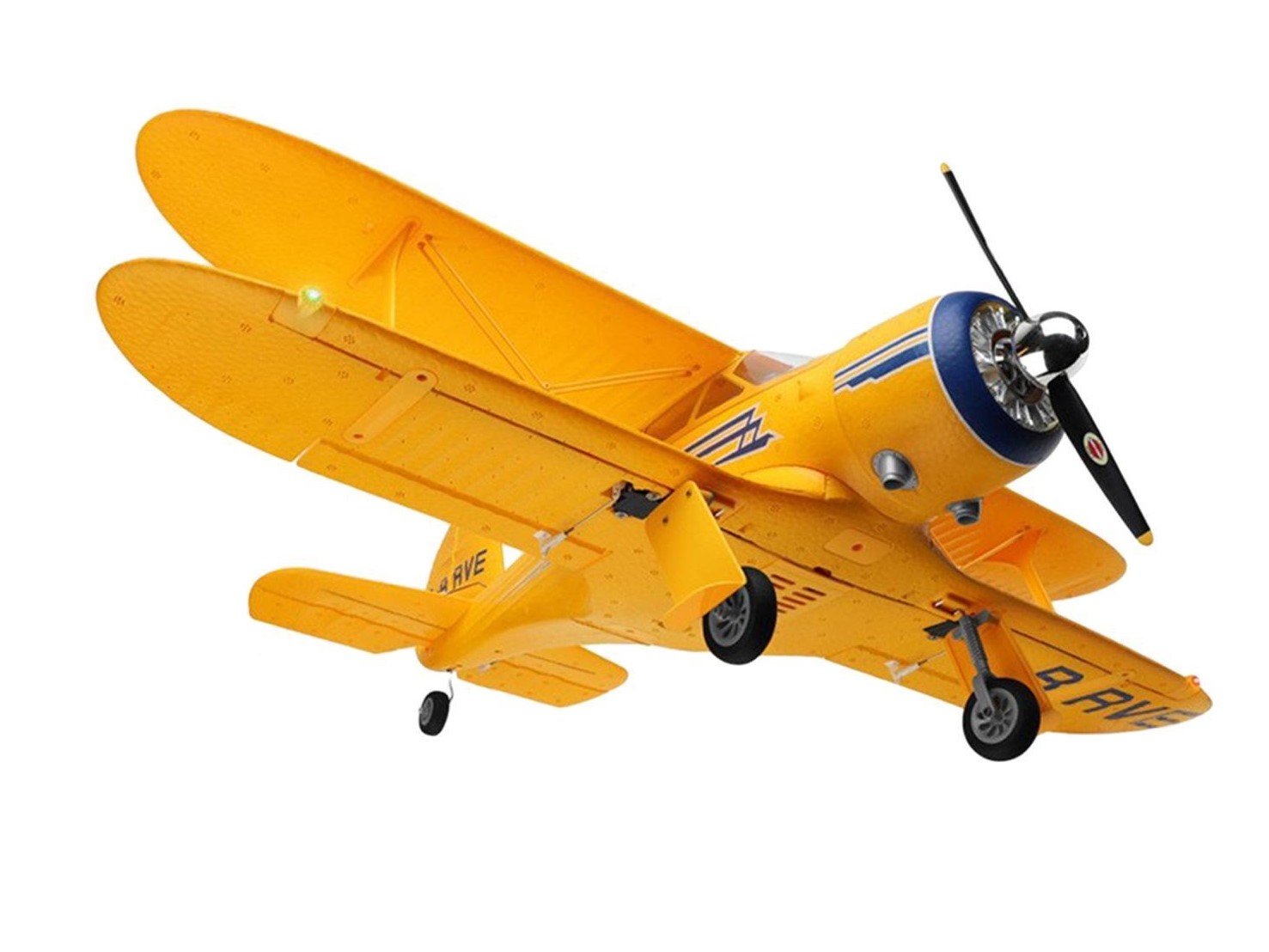Beech D17S - A300 - gelb, Spw 550mm, RTF Komplett Set mit Gyro WLToys – Bild 2