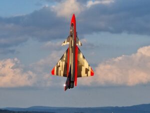 Chengdu J-10-B - 3D-Turbinen Jet, Spw 1290mm, ARF-Set mit EZFW, Pilot-RC