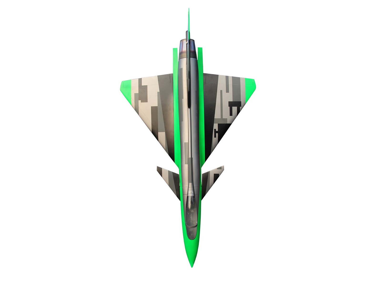 Chengdu J-10-B - 3D-Turbinen Jet, Spw 1290mm, ARF-Set mit EZFW, Pilot-RC