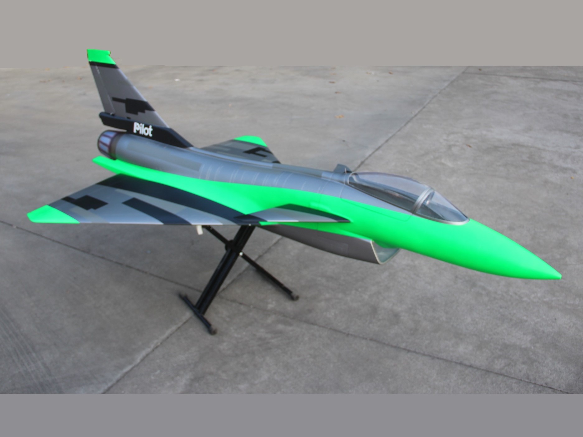 Chengdu J-10-B - 3D-Turbinen Jet, Spw 1290mm, ARF-Set mit EZFW, Pilot-RC – Bild 4
