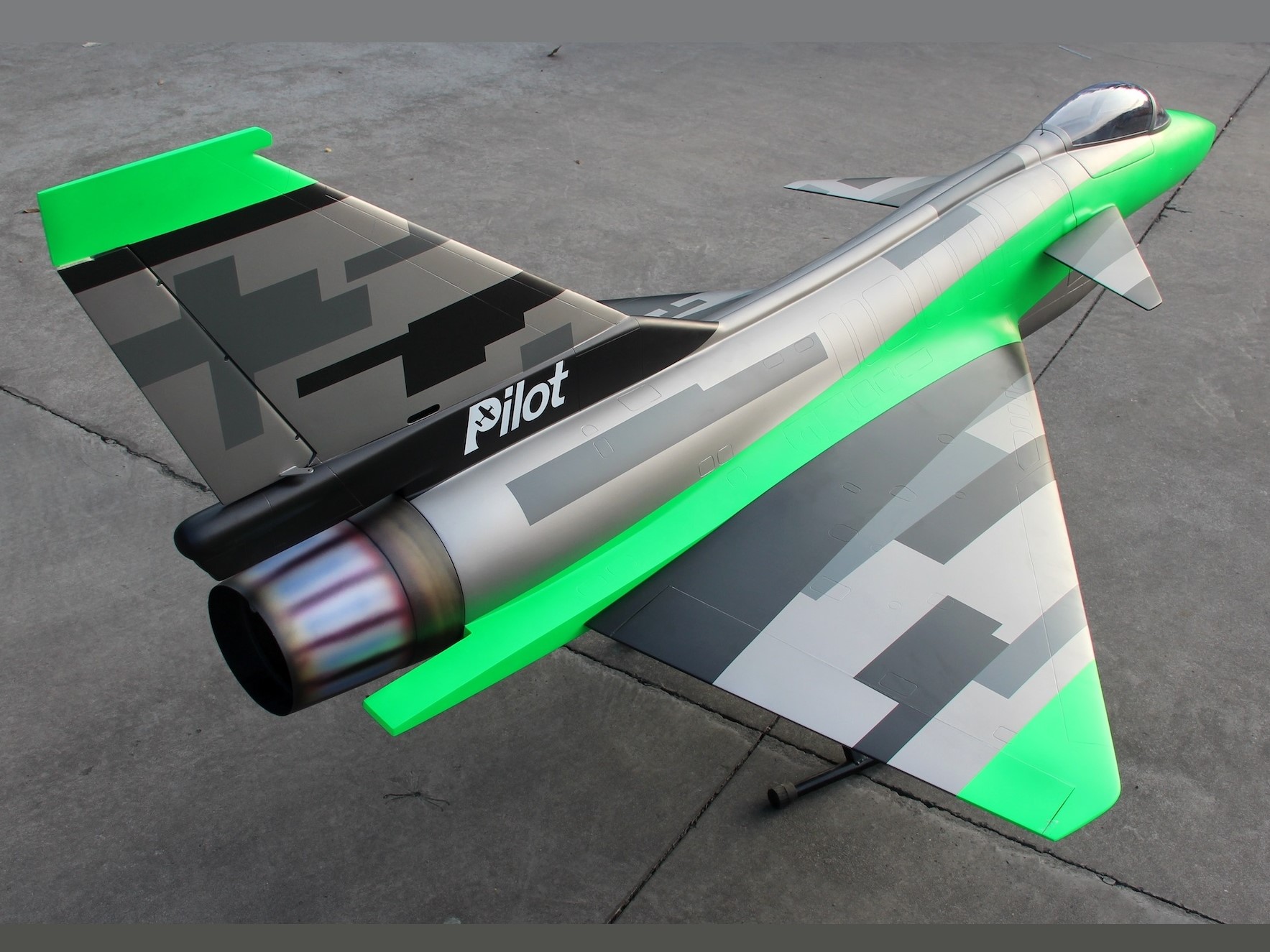 Chengdu J-10-B - 3D-Turbinen Jet, Spw 1290mm, ARF-Set mit EZFW, Pilot-RC – Bild 5