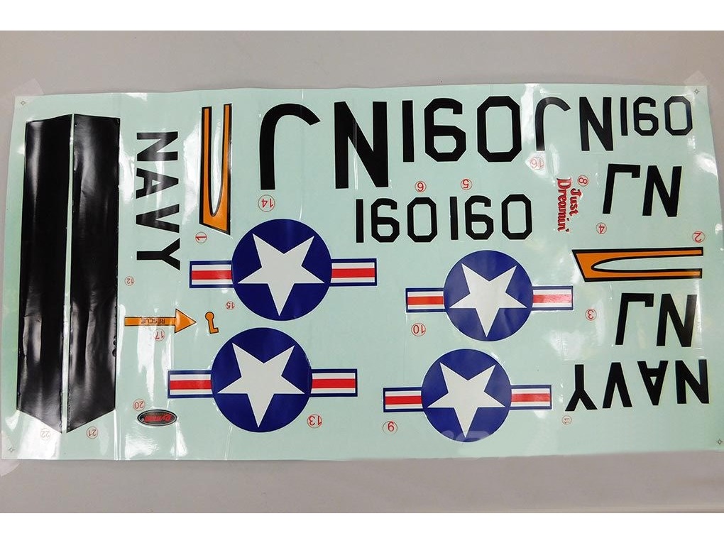 Aufkleber / Decals zu Trojan T-28, Spw 1270mm, Dynam