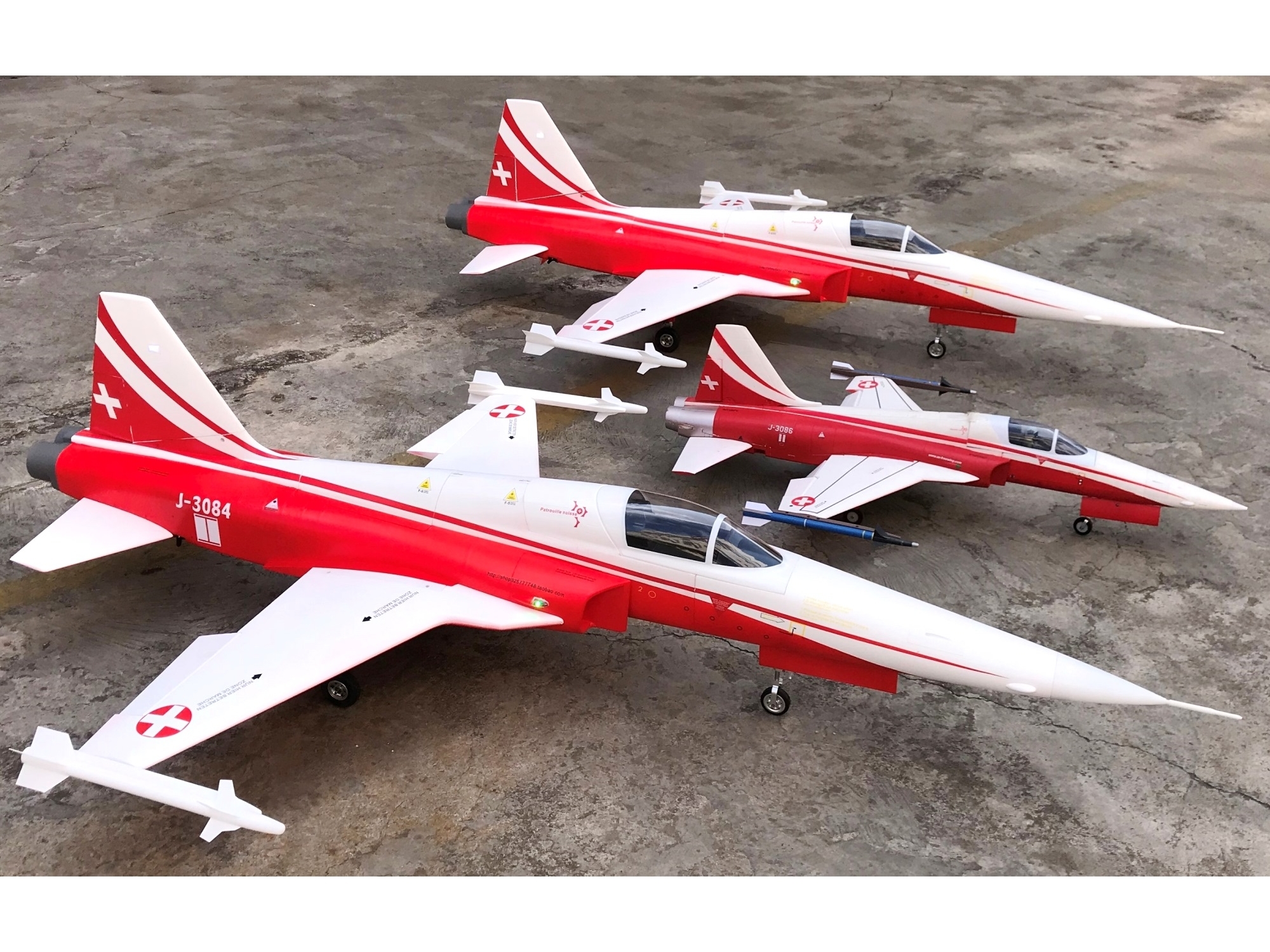 F-5E Tiger - Swiss, 2.2m, Spw 1400mm, ARF-Version mit Einziehfahrwerk – Bild 5