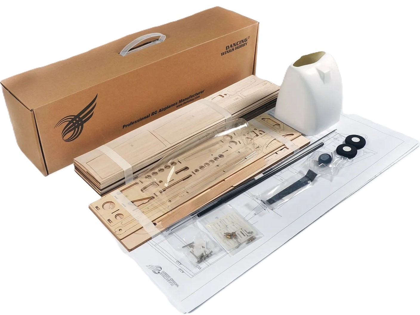 Real-Kit - Extra 330 - EX330, Spw 1000mm - KIT-Bausatz aus Balsaholz – Bild 6