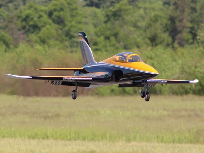 TopRC Model Odyssey - yellow - Sport Jet Full Composite, Spw 2190mm, ARF-Set – Bild 4