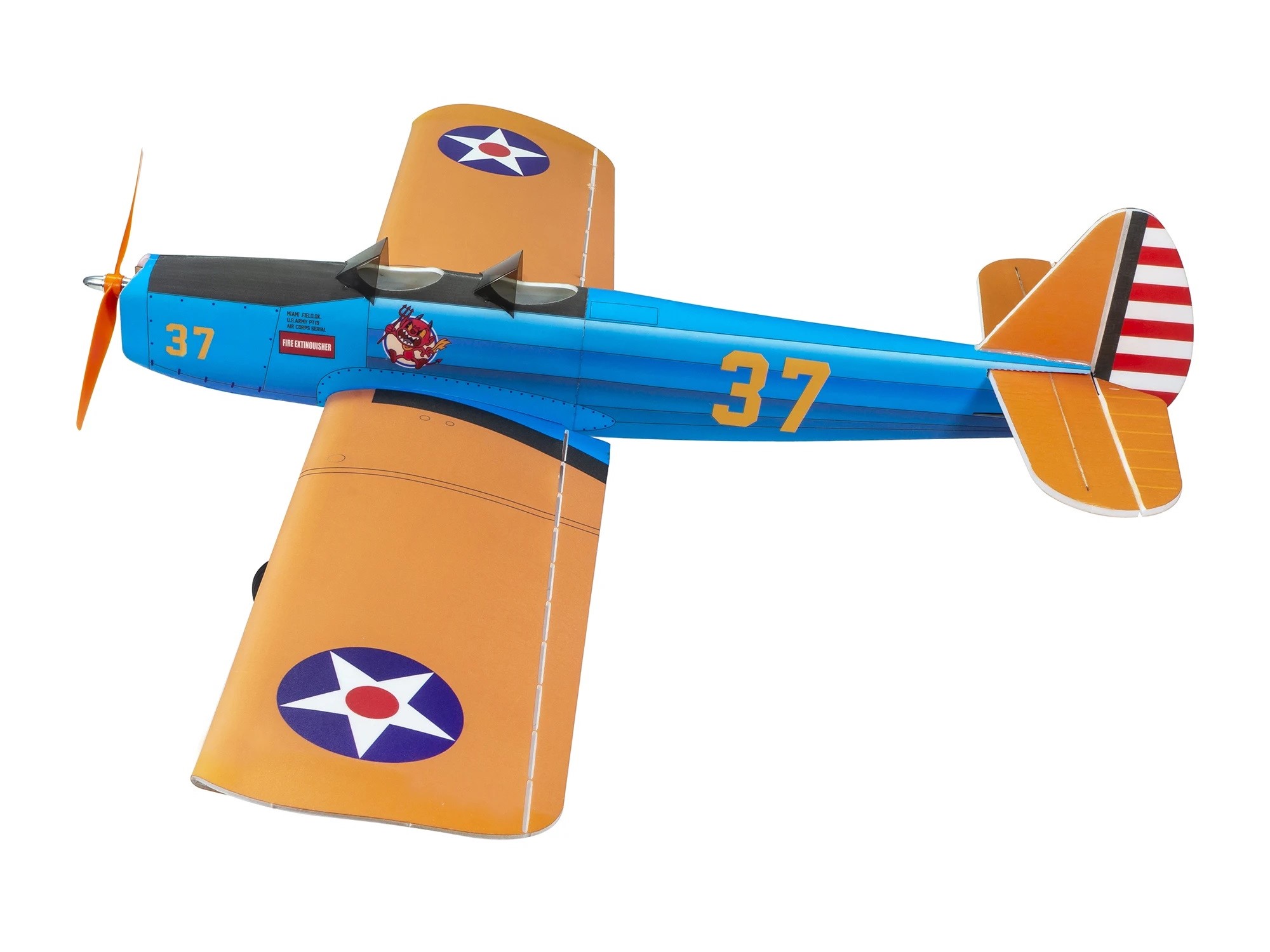 PT-19 The Flying Bull, Spw 900mm, KIT-Bausatz aus EPP von DW-Hobby – Bild 2