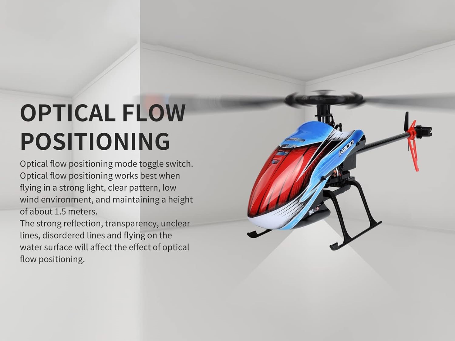 4-Kanal Flybarless Helikopter Force K200 mit 6-Achs Gyro - RTF WLToys – Bild 6