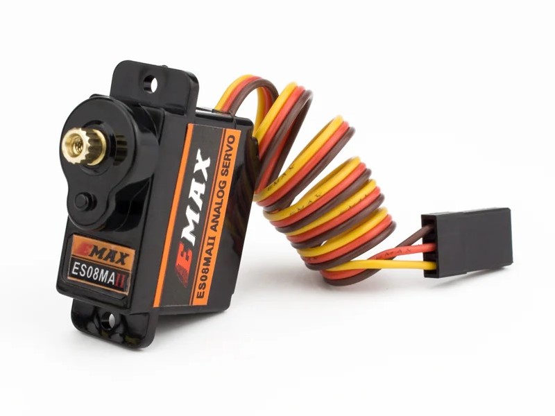EMax Mini Analog Servo ES08MA II mit Metallgetriebe Kraft 2.0kg/6V – Bild 3