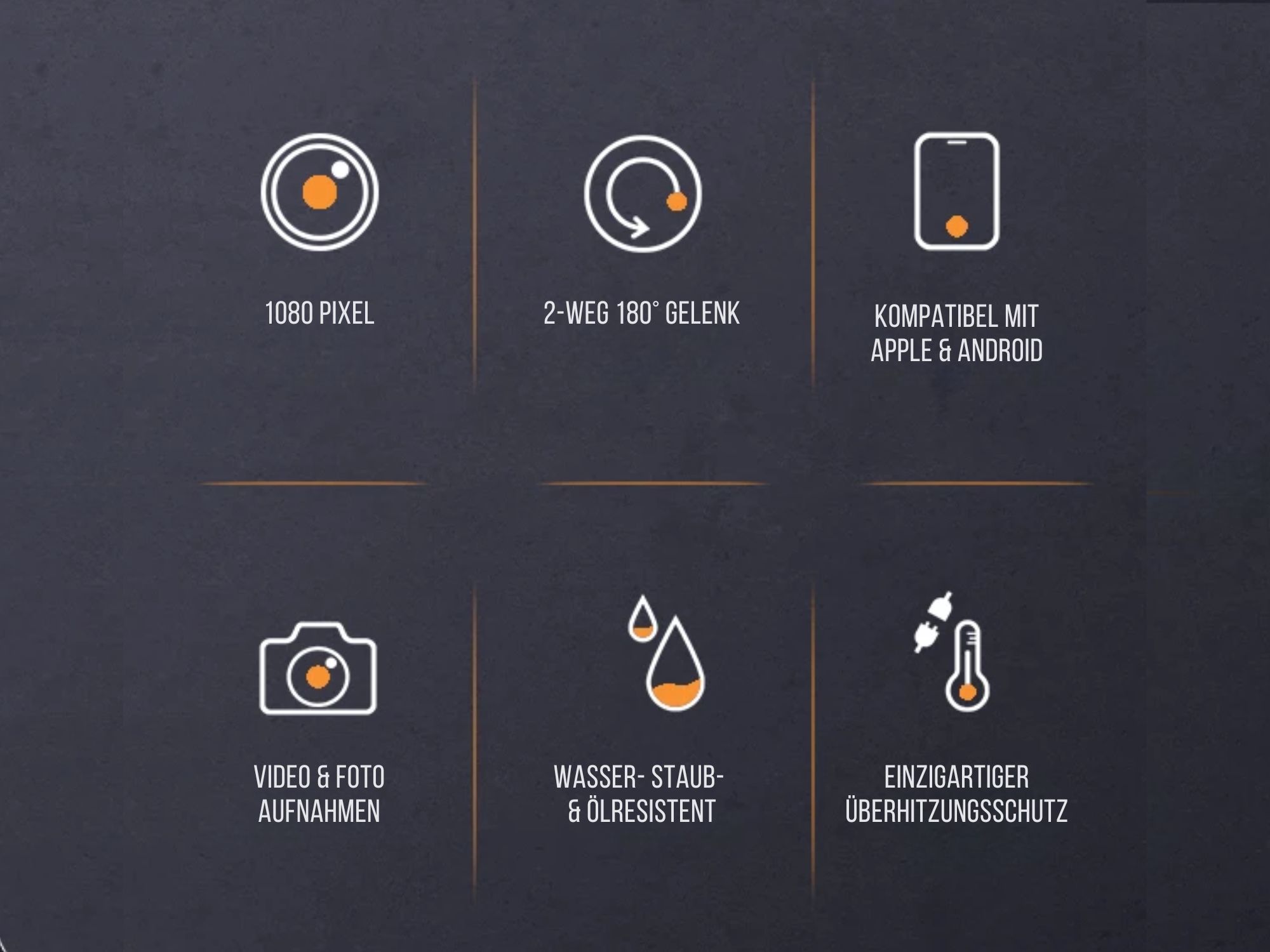 360° Gelenk-Endoskop - 8.5mm Inspektionskamera - Android und iOS kompatibel – Bild 6