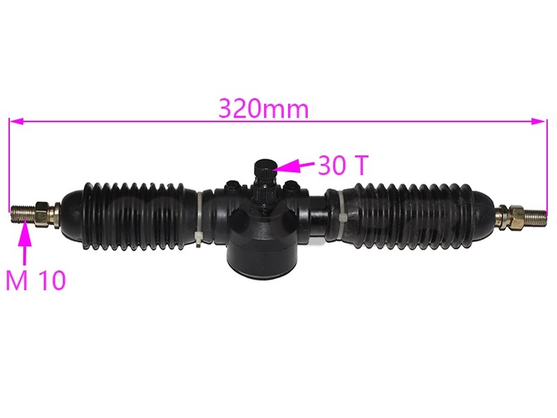 Lenk-Getriebe320mm zu Mini-Traktor 110ccm – Bild 2