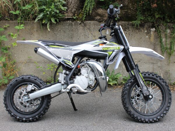 Midi Motocross Bike - Dirt Bike - NRG50 V2 - 50ccm 2-Takt - rot / schwarz – Bild 2