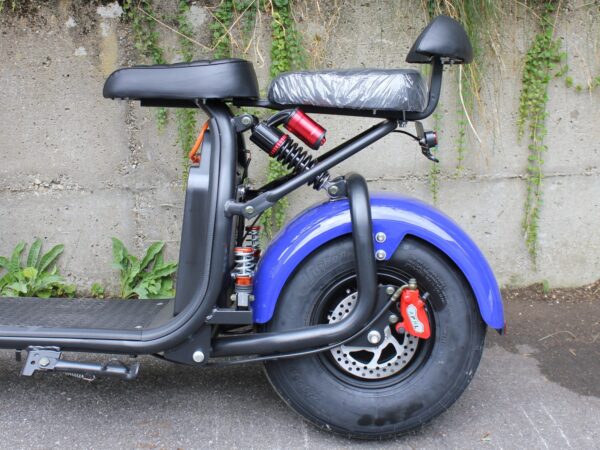 Citycoco Elektro Trotti FAT-BOY 500 Watt - 25km/h - blau 2-Plätzer – Bild 3