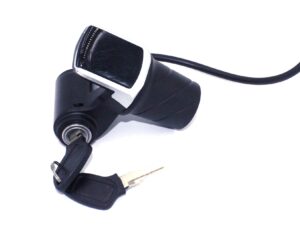 Lenkerarmaturen mit Schloss zu Elektrobike Klappfahrrad T18 - 500 Watt