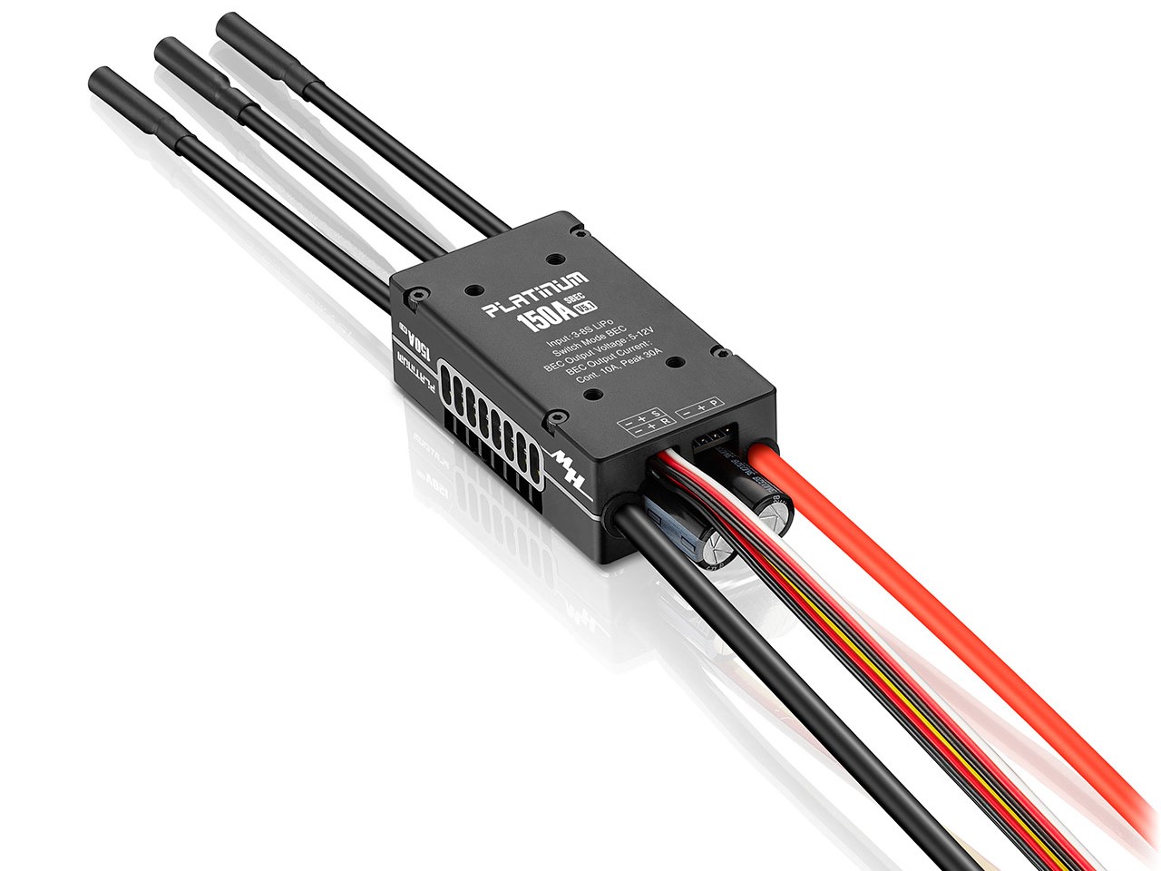 Hobbywing Regler Platinum Pro 150A V5.1 - 3-8S - BEC 10A – Bild 4