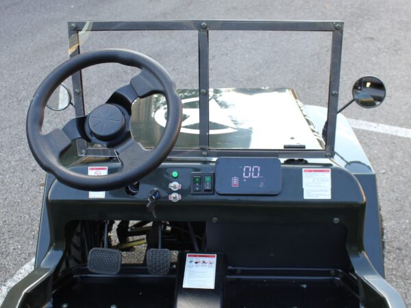 Elektro Kinder Willys-Jeep - 1500 Watt Elektromotor und Differential – Bild 2