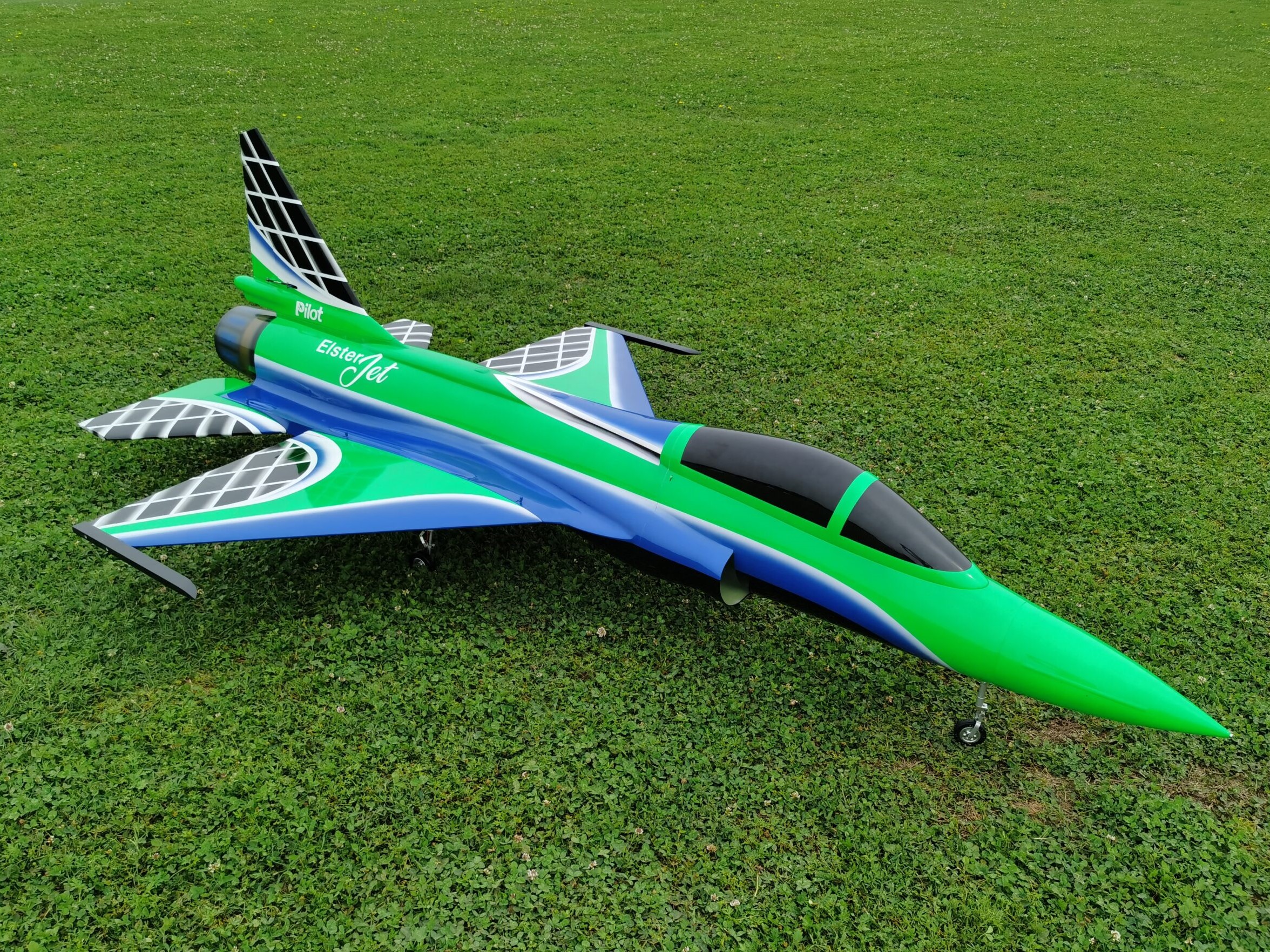 Elster Jet 2.7m FC1 - 3D-Turbinen Jet, Spw 1662mm, ARF-Set mit EZFW, Pilot-RC