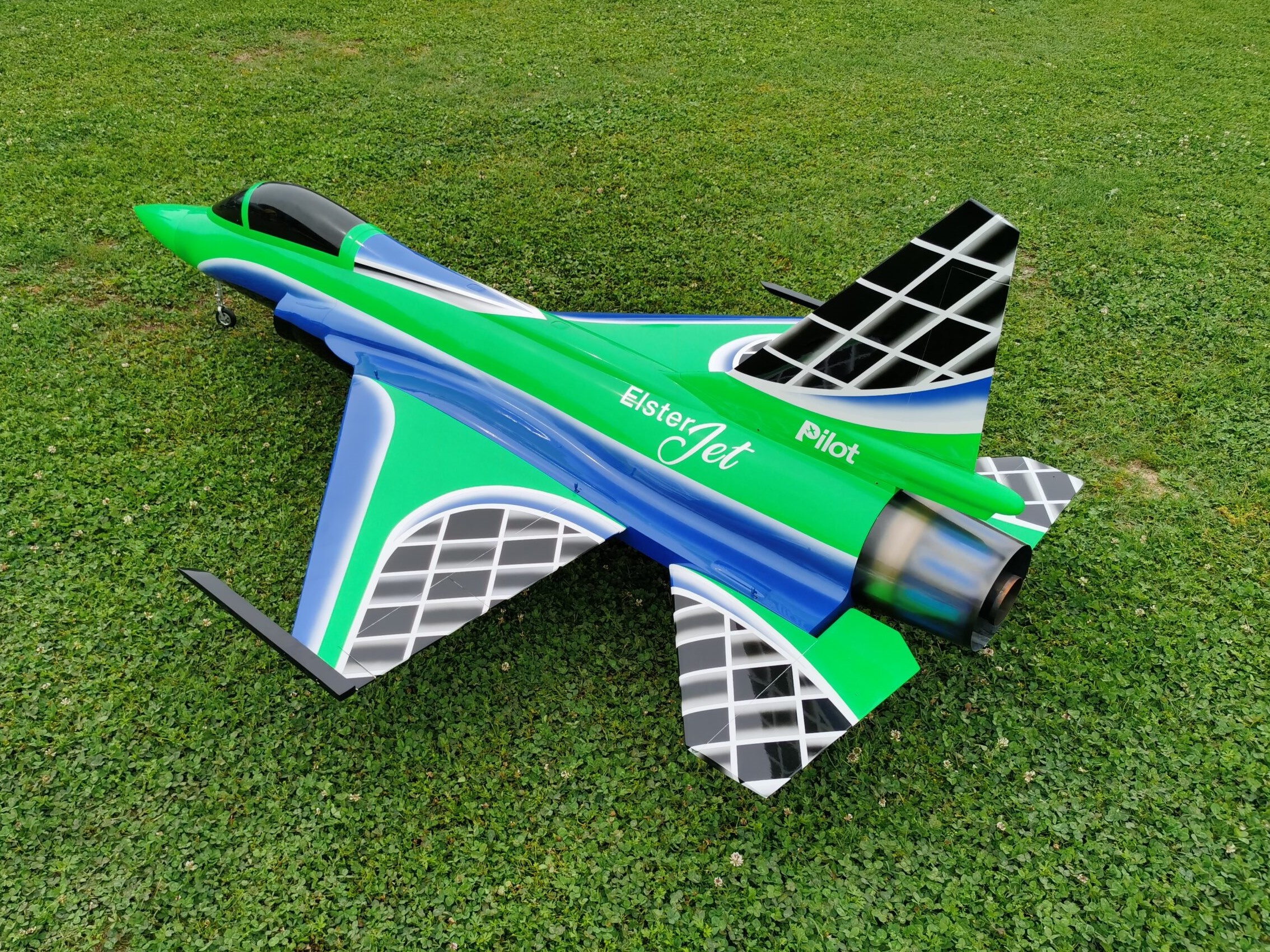 Elster Jet 2.7m FC1 - 3D-Turbinen Jet, Spw 1662mm, ARF-Set mit EZFW, Pilot-RC – Bild 2