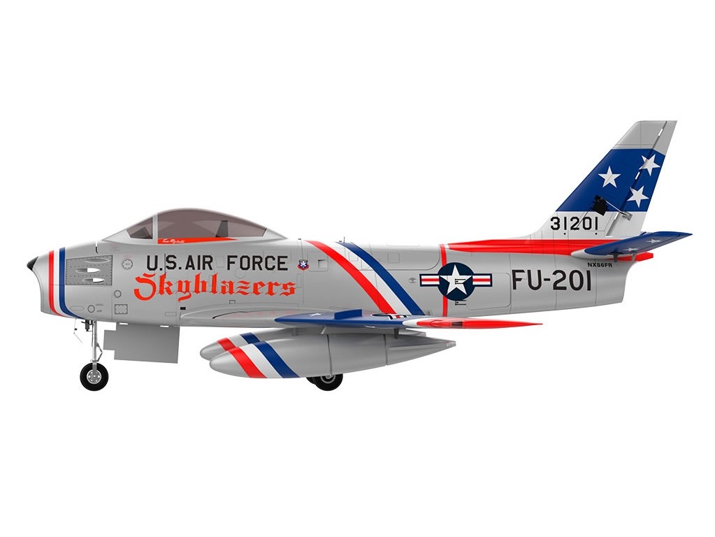 F-86 Skyblazer, 120mm EDF Jet, Spw 1720mm, 12S - PNP-Set, HSDJets – Bild 3