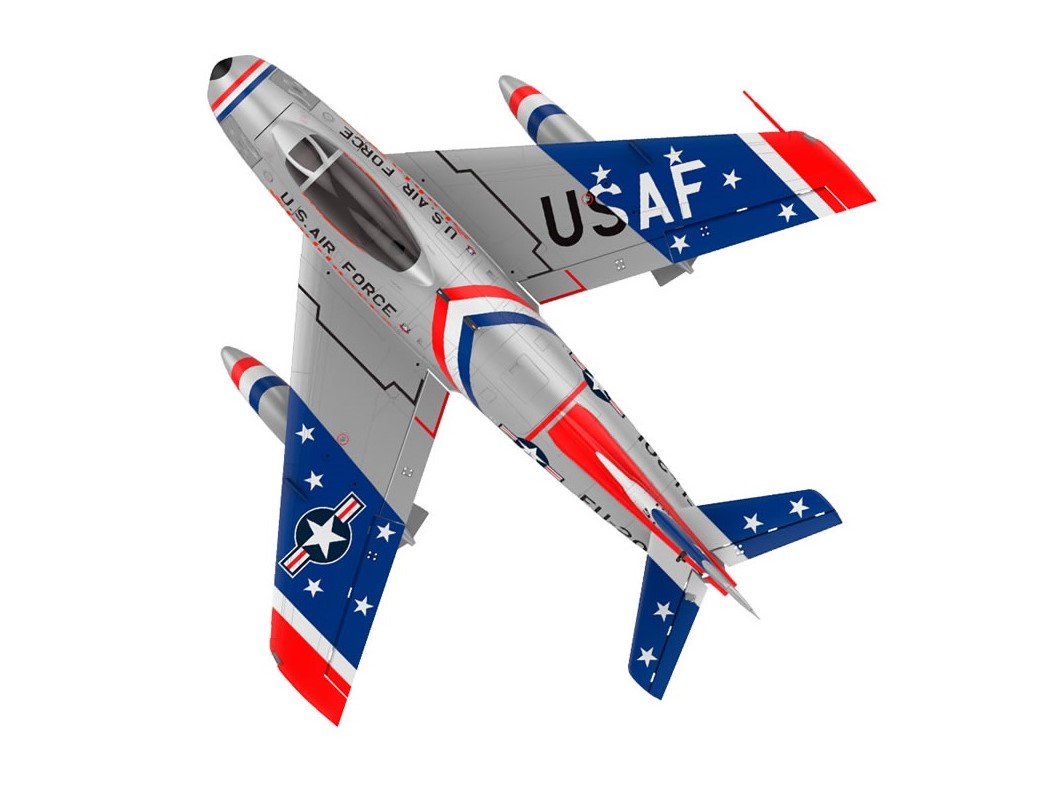 F-86 Skyblazer, 120mm EDF Jet, Spw 1720mm, 12S - PNP-Set, HSDJets – Bild 4