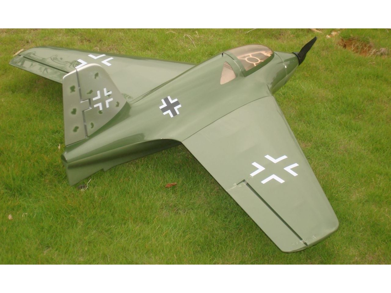 Messerschmitt ME163 Kraftei, Spw 1540mm, ARF-Modell von CYModel – Bild 2