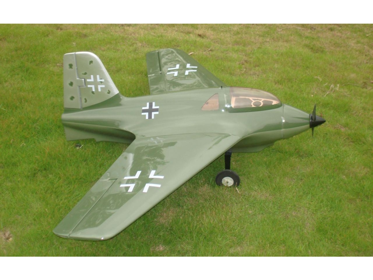 Messerschmitt ME163 Kraftei, Spw 1540mm, ARF-Modell von CYModel – Bild 5