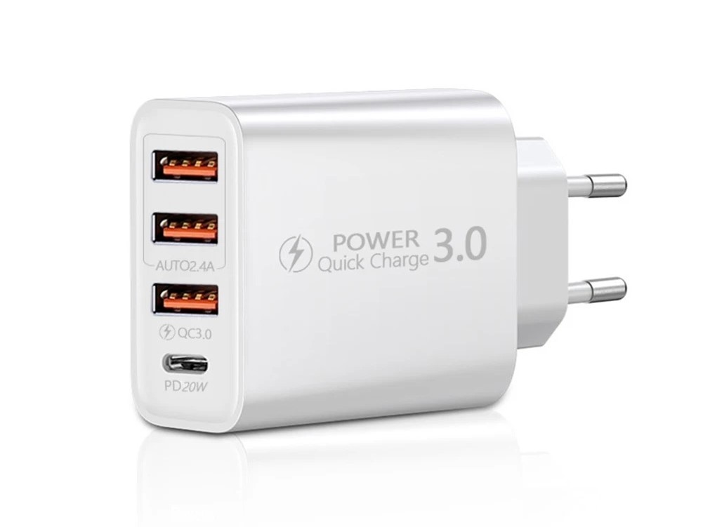 Quick Charge USB Stecker-Ladegerät - Adapter USB - Type C - 20 Watt
