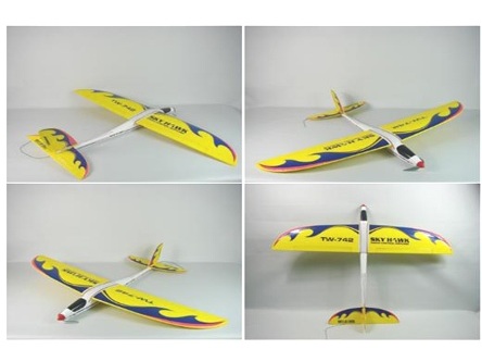 Elektrosegler Sky Hawk, Spw 1160mm, ARF-Set mit Propeller – Bild 2